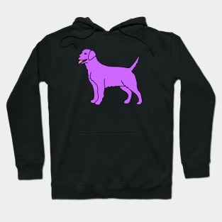 Purple Labrador Hoodie